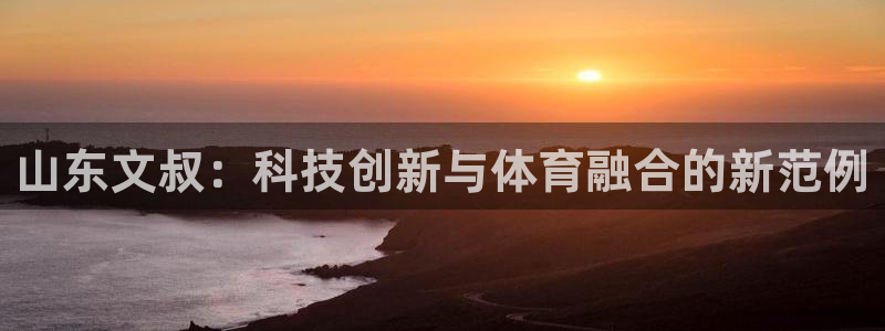山东文叔：科技创新与体育融合的新范例