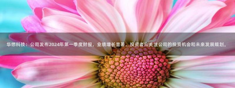 华懋科技：公司发布2024年第一季度财报，业绩增长显著，投资者应关注公司的投资机会和未来发展规划。