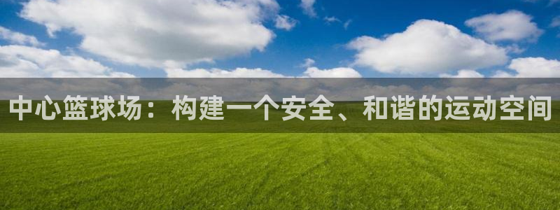中心篮球场：构建一个安全、和谐的运动空间
