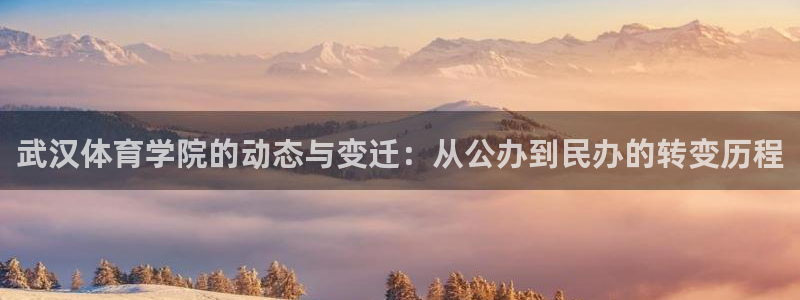 武汉体育学院的动态与变迁：从公办到民办的转变历程